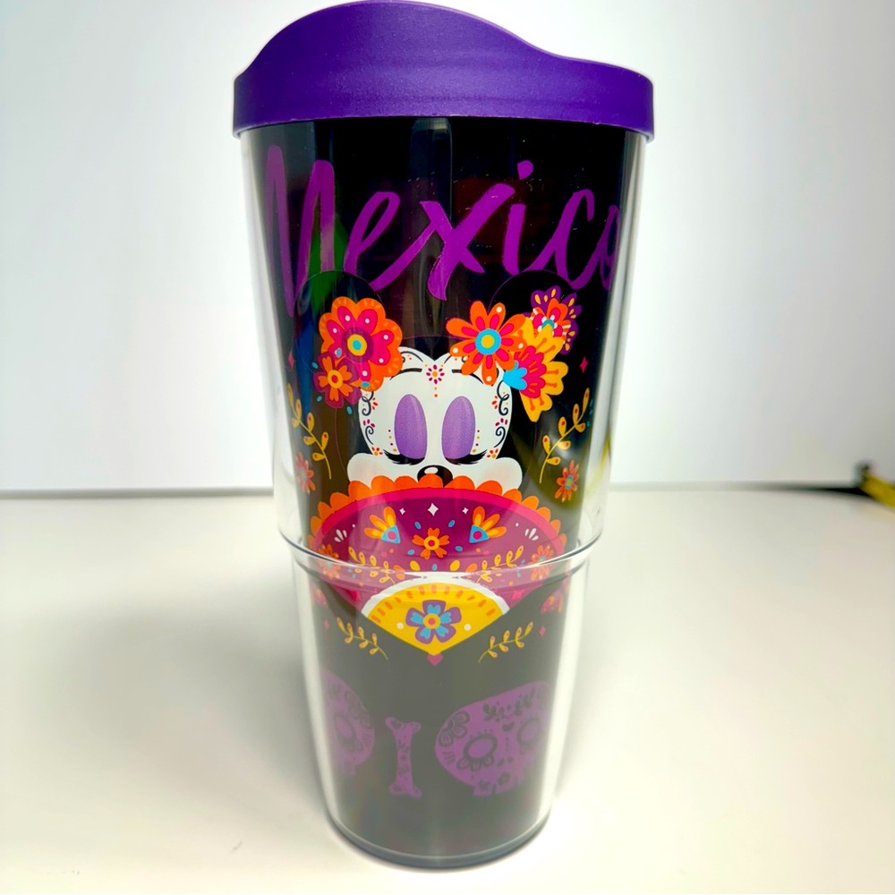 NWT. Disney Tervis Tumbler - EPCOT Mexico Pavilion. Minnie Mouse Mexico